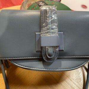 Elegant blue Women's crossbody Bag